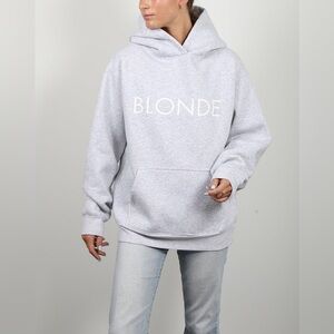 Brunette The Label || "Blonde" || Classic Hoodie (Pebble Grey)